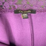 City Studios City Studio Purple Lace Detail Dress Photo 4