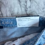 American Eagle  Dreamy Drape High-Waisted Cargo Denim Midi Skirt size 2 NWT Photo 4