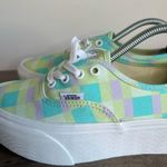 Vans Stac Pastel Plaid Checkerboard Platform Women's Shoe Size 6.5 #1104 Photo 4