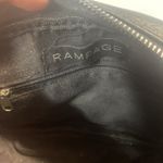 Rampage  Black Crossbody Bag  floral‎ Embroidered Chain strap Zip close Photo 7