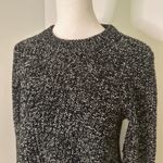 Athleta Sierra black & white knit long sleeve crewneck sweater size XS Photo 4