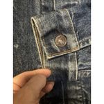 Levi's  Upcyled Jean Jacket XL Blue Denim Trucker Edgy Biker Street Rocker 80s 90s Photo 11