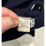 Susan Bristol Vintage‎  Blue White Cardigan Ribbon Embellished Polka Dot Small Photo 5