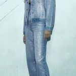 ZARA  rhinestone denim jacket NEW Photo 4