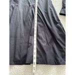 Madewell  $138 Seamed Long-Sleeve Mini Shirtdress in Poplin Black Size 6 NV025 Photo 12