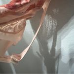 Free People NEW  Good Luck Charm Printed Bodysuit Pink Combo Large Coquette Photo 6