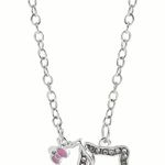 Hello Kitty  Licensed w/ Rhinestones Interlocking Necklace Photo 0