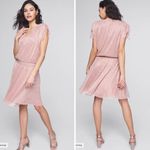 White House | Black Market New! Cap Sleeve Shimmer Kimono Mini Dress, size L Photo 1