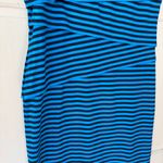 J. McLaughlin Nicola Blue Stripe Dress Size XL Tank Dress Tiered Catalina Cloth Photo 4