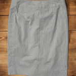 Calvin Klein  Pencil Skirt Blue White Micro Stripe Photo 0