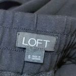 Ann Taylor LOFT Black Drawstring High Waisted Pleated Casual Mini Shorts Size S Photo 3