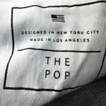 AYR  The Pop Jeans Straight Ankle Raw Hem Frayed High Waisted Bomba Blue 33" Photo 3