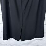 J.Crew Womens size 12 Ruffle Pencil Skirt in 365 Crepe Black Lined h6113 Photo 7