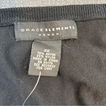 Grace Elements Black Sweater with Schnauzer Dog and sequins size 3x Photo 2