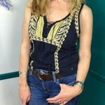 Denim & Supply  tank with gold braiding t… Photo 1