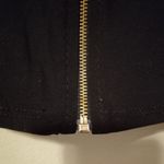 pinc XL Front Zip Cold Shoulder Long Sleeved Tunic Top Black Photo 6