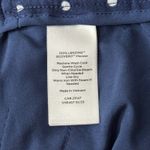 Talbots  Pants Large Blue White Polka Dot Pull On‎ Preppy Classic Workwear Chic Photo 6