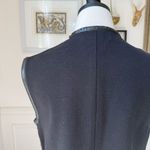 Vintage 70s Carnaby Faux Brindle Fur Longline Zip Vest M L Black Size M Photo 9