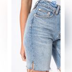 Free People NWT  We The Free‎ Avery Bermuda Denim Jean Short Size 25 Pacific Blue Photo 3