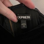 EXPRESS Black Velvet Velour Strapless Jumpsuit 12 Photo 7