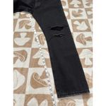 Levi's 501 Ripped Distressed Black Wash Denim Jeans Size 32 Photo 8