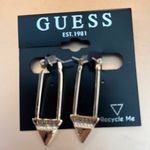 Guess New , safety pin arrow earrings with crystals Photo 0