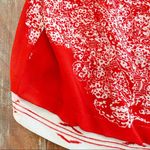 CAbi 🦃  Red Patterned Tank Top Size XS Photo 1