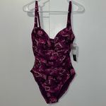 La Blanca One Piece Swimsuit Sweetheart Purple Aztec Print Women’s 10 Photo 6