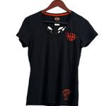 Harley Davidson Harley-Davidson Women's Winged Cruiser Short Sleeve Tee, Black Sz L Photo 0