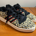 Adidas Women’s Rivalry Low Leopard Print Animal Print Sneaker EF6434 W7 Leather Photo 0