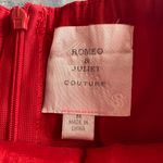 Romeo + Juliet Couture  Red Rose Strapless Mini Dress Photo 1