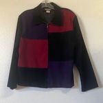 Briggs New York FINAL MARKDOWN  Women's color block Jacket 14p Photo 0