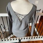 Garage New  Chandail Lace Back Lace Up‎ Sweater XS Photo 4