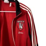 Adidas red and black full zip sweater climacool jacket FC United pockets zip Photo 1