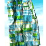 Cape Madris Skirt Size 6 Plaid Button Zip Green Yellow Blue Pockets Maine EUC Photo 9