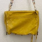 Rebecca Minkoff Mustard Yellow M.A.C. Suede Crossbody Photo 4