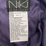 Vintage Niki 90s Purple Long Formal Dress with Beads Photo 6