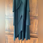 Vintage | 1970’s Leslie J Tulip Drape Disco Dress Black Size Medium Photo 13