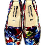 Superga  Bloomingdale’s limited edition‎ floral print satin sneakers 37 1/2 or 7 Photo 0
