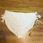 Time and Tru Womens 3X 24W 26W White Shirt High Waist Bikini Bottom Swim Tie New Photo 1