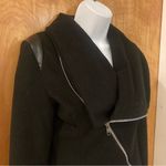 Black Cotton Wooly Zip Up Jacket Size Small Photo 1