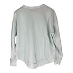 Nash Light Blue Oversized Sweatshirt WOMENS SIZE SMALL/MEDIUM Raw Hem Photo 3
