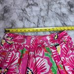 Lilly Pulitzer  Vintage Silk Cotton pink Floral Skirt Size 6 Photo 3
