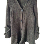 Green and purple boutique cardigan sweater Size undefined Photo 0