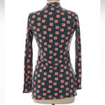 Boden Geo Print V Neck Twist Long Sleeve Top US Size 6 Shirt Jersey Knit Tunic Pink Photo 1