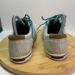 Twisted X  Women 7 Blue White Hooey Loper Shoes Moc Toe Casual Lace Up Western Photo 2