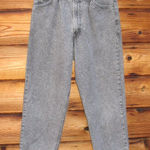 Vintage 80's High Rise Acid Wash Mom Jeans Black Size 29 Photo 0