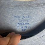 Vera Bradley  Womens Size Small VB Floral Bloom Graphic Tee Shirt Blue Cotton Photo 2
