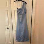 ASOS one shoulder baby blue maxi dress Photo 2