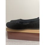 Coldwater Creek  Cross Band‎ Flats Black Suede 9 1/2 M Women's Leather Photo 3